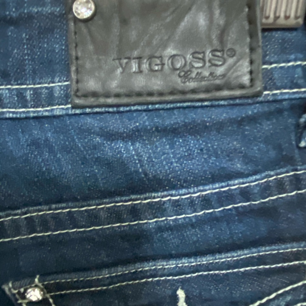 Boot cut rhinestone embellished jeans - Picture 2 of 7